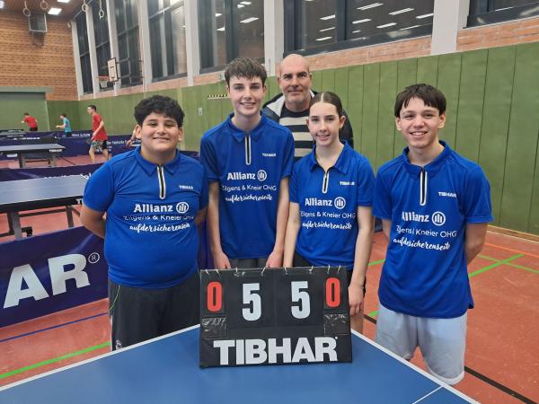 Die 4. Jugendmannschaft 15