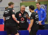Miro und Barry beraten Robin und Mael @G. Krol Miro und Barry beraten Robin und Mael